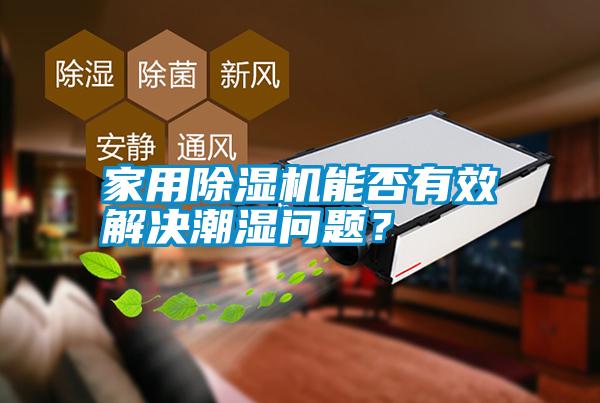 家用除濕機能否有效解決潮濕問題?