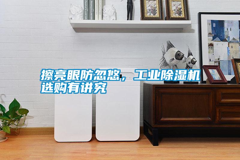 擦亮眼防忽悠，工業除濕機選購有講究
