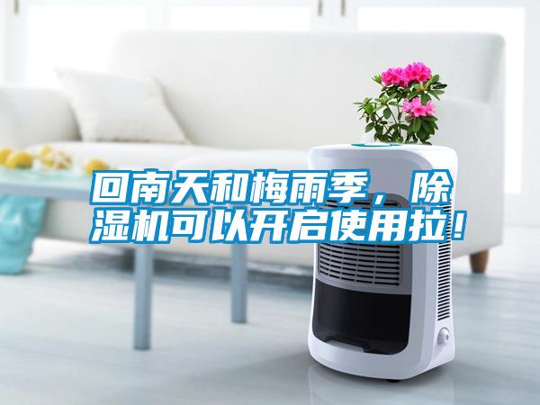 回南天和梅雨季，除濕機(jī)可以開啟使用拉！
