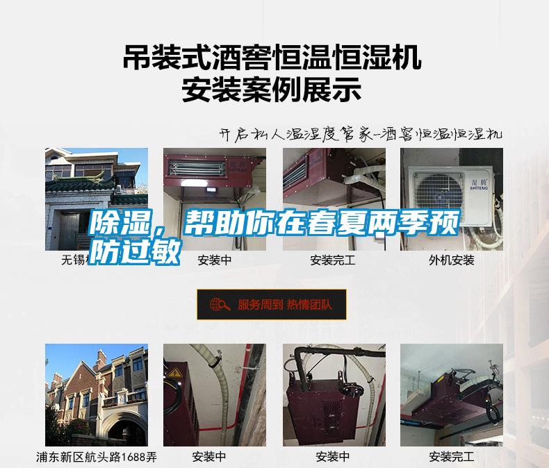 除濕，幫助你在春夏兩季預防過敏