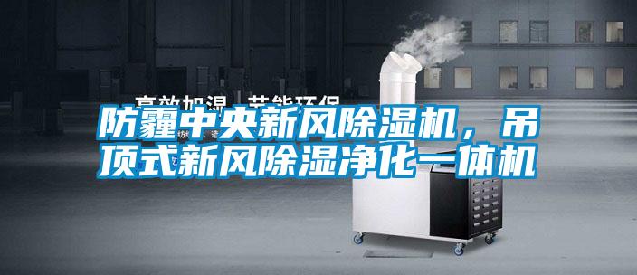 防霾中央新風(fēng)除濕機,吊頂式新風(fēng)除濕凈化一體機