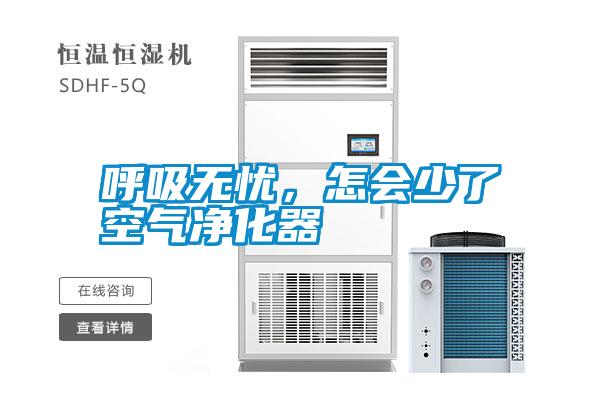 呼吸無憂，怎會少了空氣凈化器