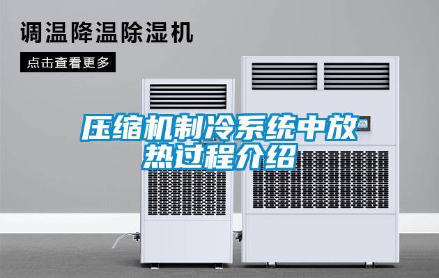 壓縮機制冷系統中放熱過程介紹
