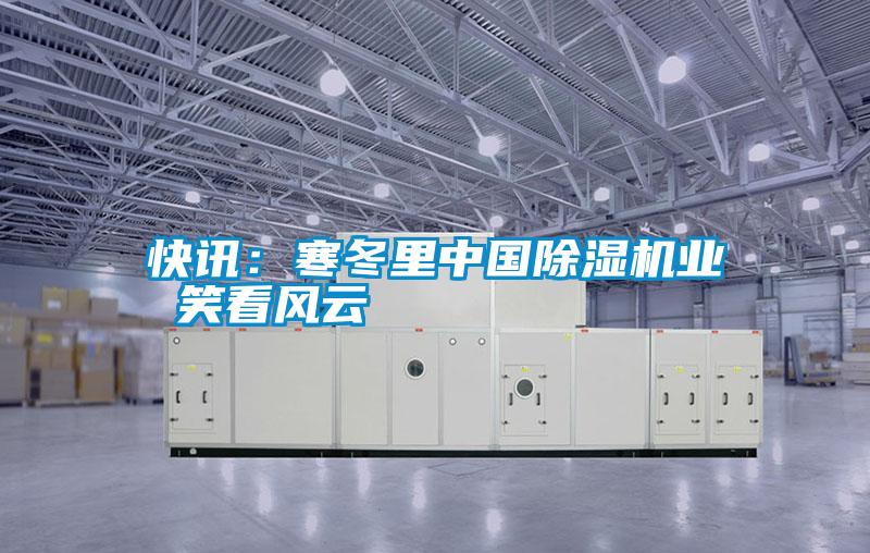 快訊：寒冬里中國除濕機業(yè) 笑看風云