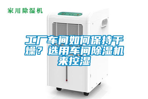 工廠車間如何保持干燥？選用車間除濕機來控濕