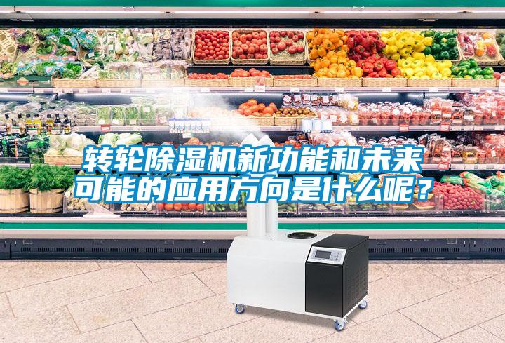 轉輪除濕機新功能和未來可能的應用方向是什么呢？