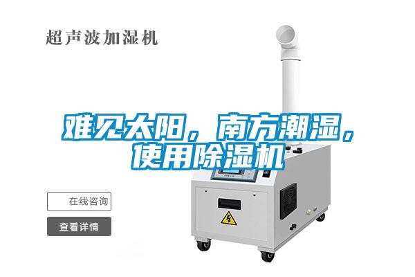 難見太陽,南方潮濕,使用除濕機(jī)