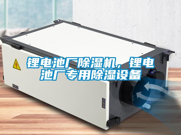 鋰電池廠除濕機，鋰電池廠專用除濕設備