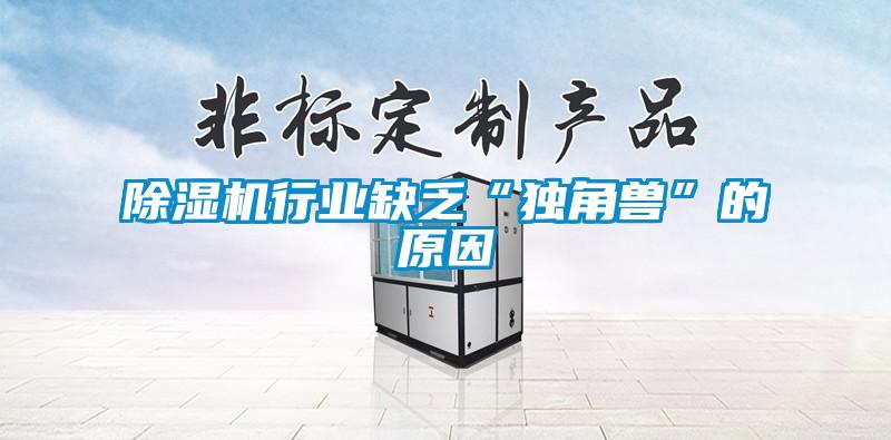 除濕機行業缺乏“獨角獸”的原因