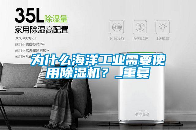 為什么海洋工業需要使用除濕機?_重復