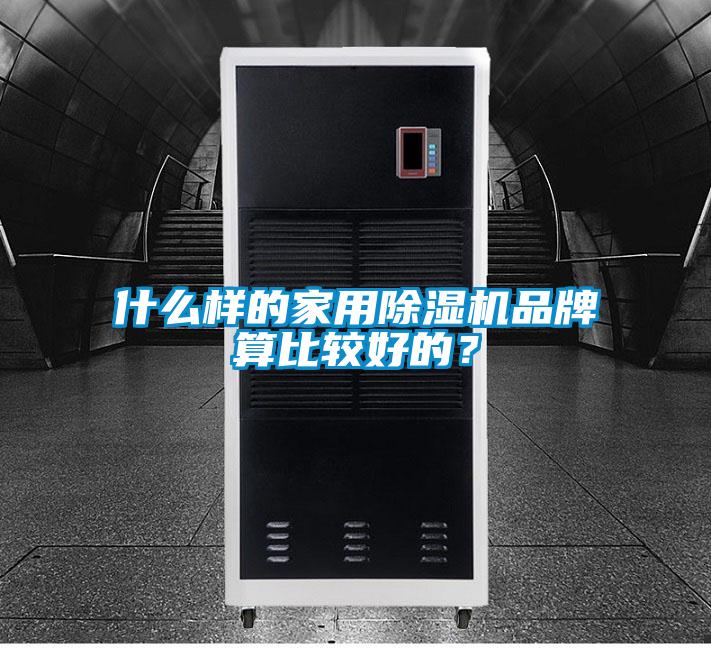 什么樣的家用除濕機品牌算比較好的？
