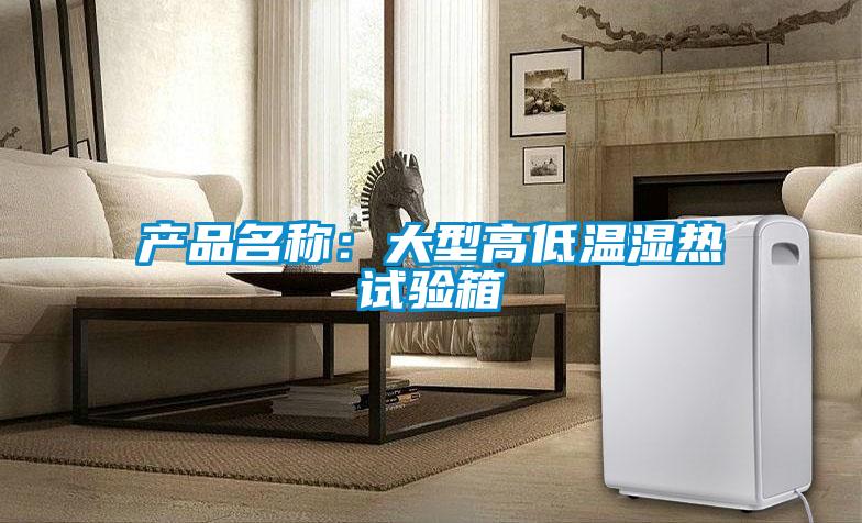產(chǎn)品名稱:大型高低溫濕熱試驗(yàn)箱