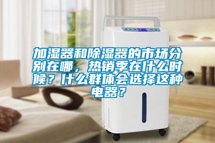 加濕器和除濕器的市場分別在哪，熱銷季在什么時候？什么群體會選擇這種電器？