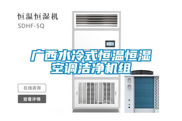 廣西水冷式恒溫恒濕空調潔凈機組