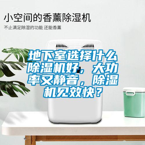 地下室選擇什么除濕機好，大功率又靜音，除濕機見效快？