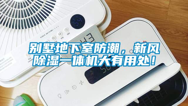 別墅地下室防潮，新風除濕一體機大有用處！