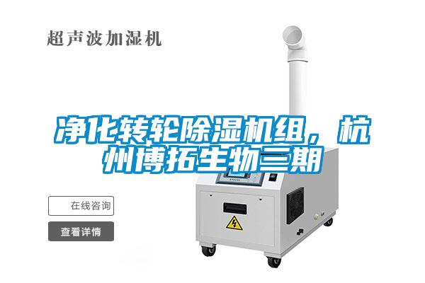 凈化轉輪除濕機組，杭州博拓生物三期