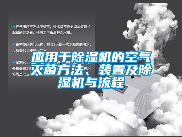 應用于除濕機的空氣滅菌方法、裝置及除濕機與流程