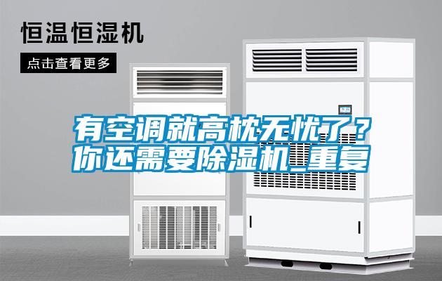 有空調就高枕無憂了？你還需要除濕機_重復