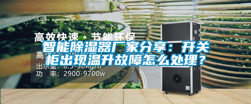 智能除濕器廠家分享：開關(guān)柜出現(xiàn)溫升故障怎么處理？