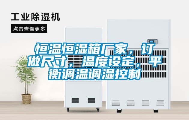 恒溫恒濕箱廠家，訂做尺寸，溫度設定，平衡調溫調濕控制