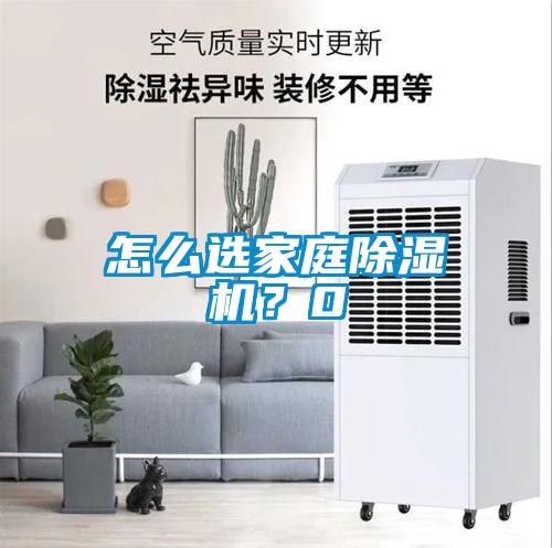 怎么選家庭除濕機？0