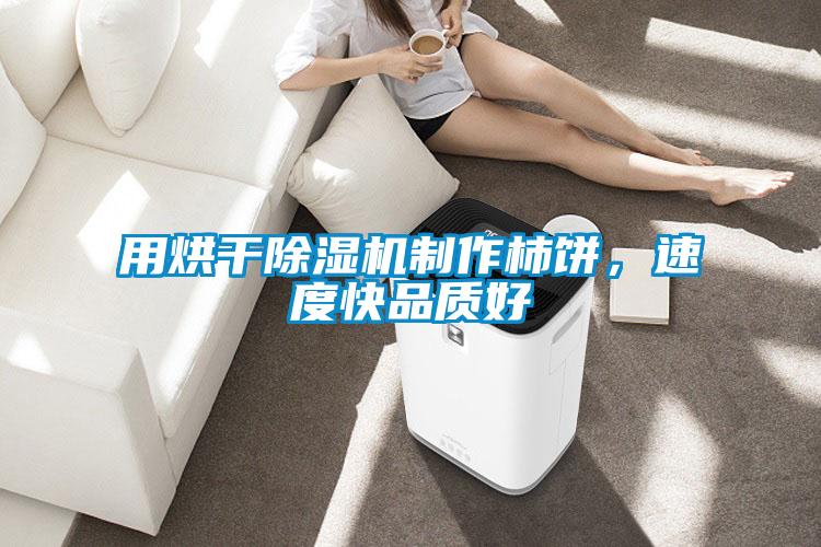用烘干除濕機制作柿餅，速度快品質好