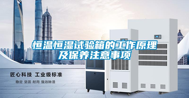 恒溫恒濕試驗箱的工作原理及保養注意事項