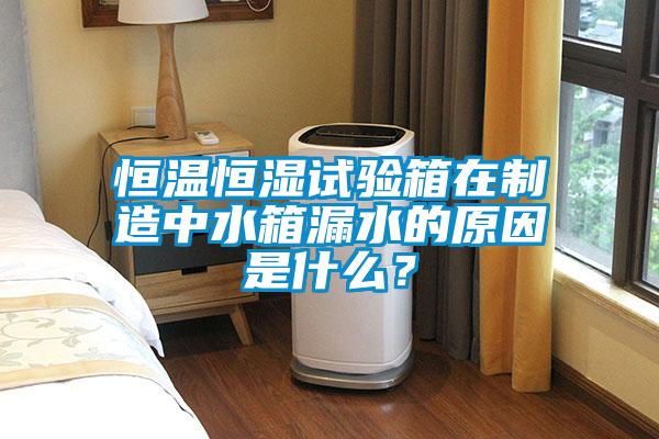 恒溫恒濕試驗箱在制造中水箱漏水的原因是什么？
