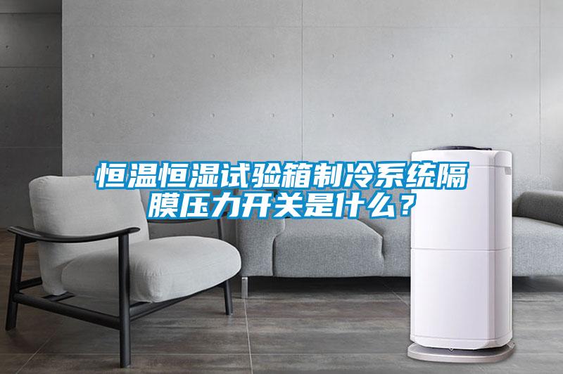 恒溫恒濕試驗(yàn)箱制冷系統(tǒng)隔膜壓力開關(guān)是什么？