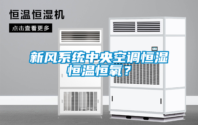 新風(fēng)系統(tǒng)中央空調(diào)恒濕恒溫恒氧？