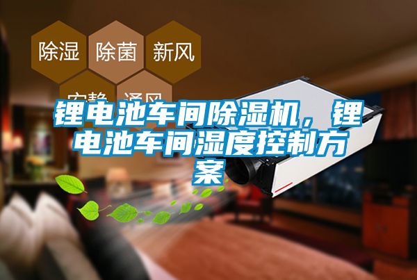 鋰電池車間除濕機，鋰電池車間濕度控制方案