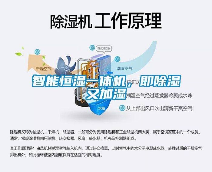 智能恒濕一體機，即除濕又加濕