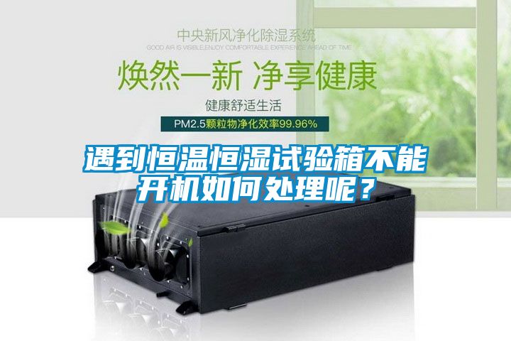 遇到恒溫恒濕試驗(yàn)箱不能開(kāi)機(jī)如何處理呢？
